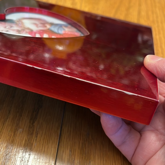 Heart Frame and Valentine bear with zippered heart pocket - Picture 5 of 6